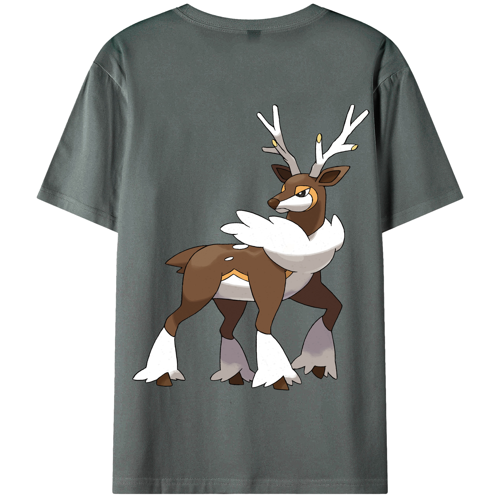 （画像用） ポケットモンスター Pokémon 綿100％半袖Tシャツ（背面プリント）